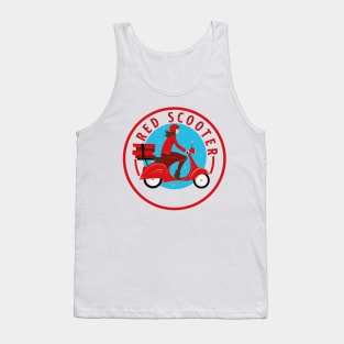 red scooter Tank Top